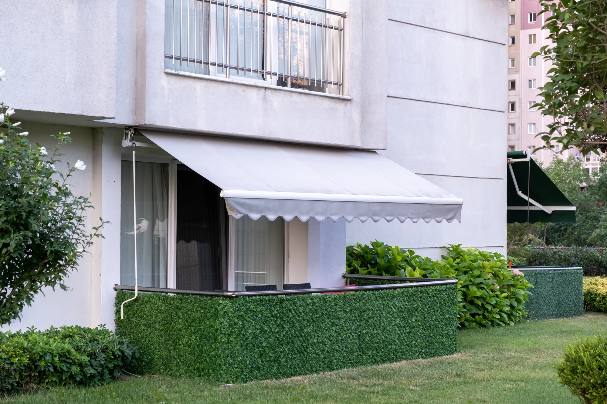 Entreprise Store Banne Ecru Terrasse Appartement