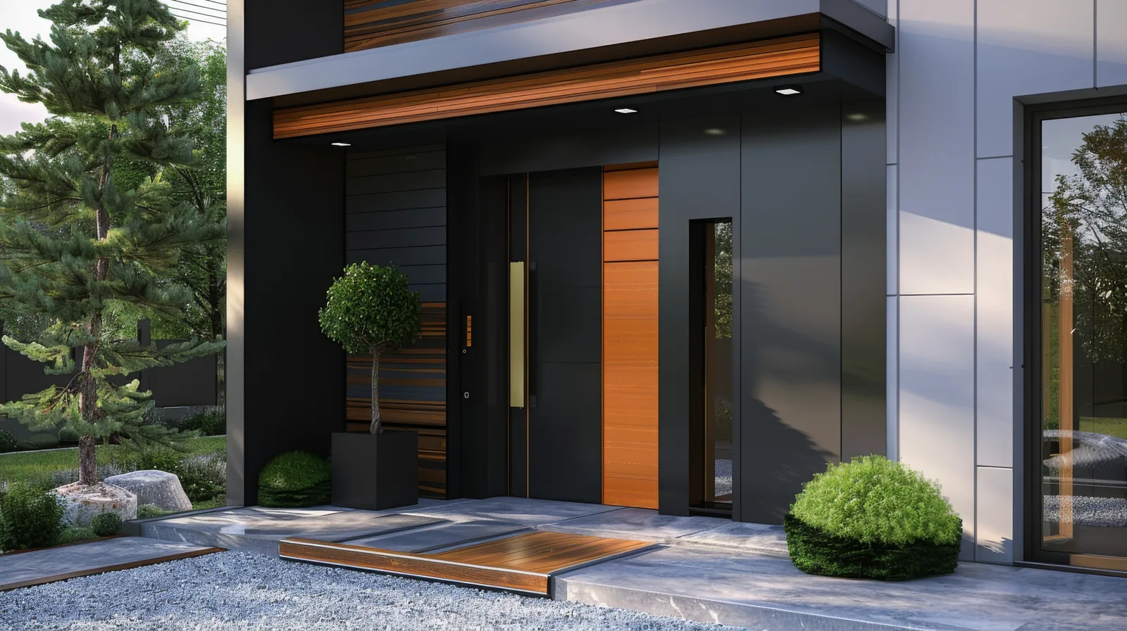 Porte d’entrée sur mesure – Ciel Habitat France